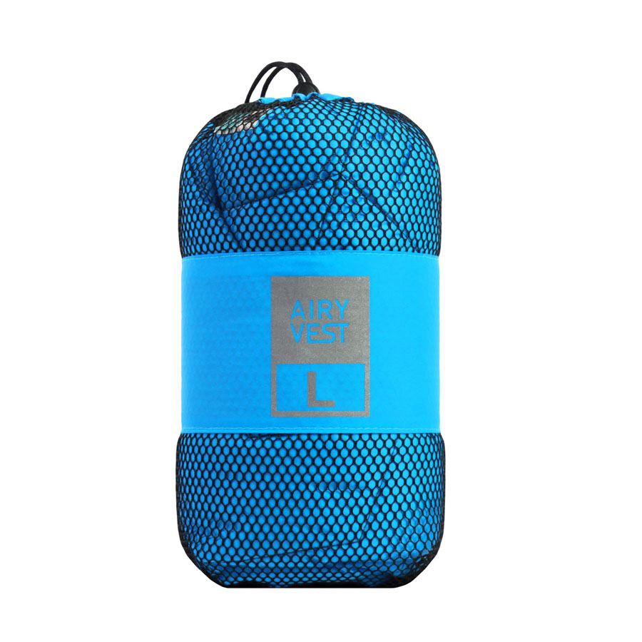 Підстилка AiryVest для собак, блакитна/чорна, розмір L, 100х70 см — фото 2