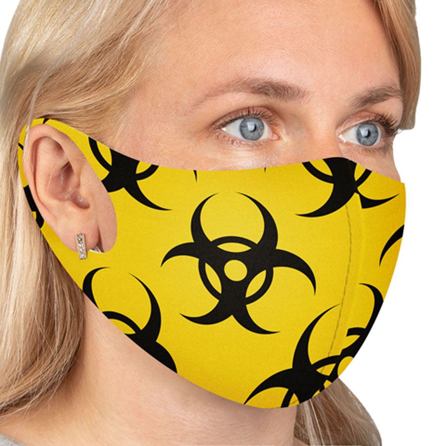 Маска захисна СoLLar з малюнком "Biohazard", розмір XS — фото 2