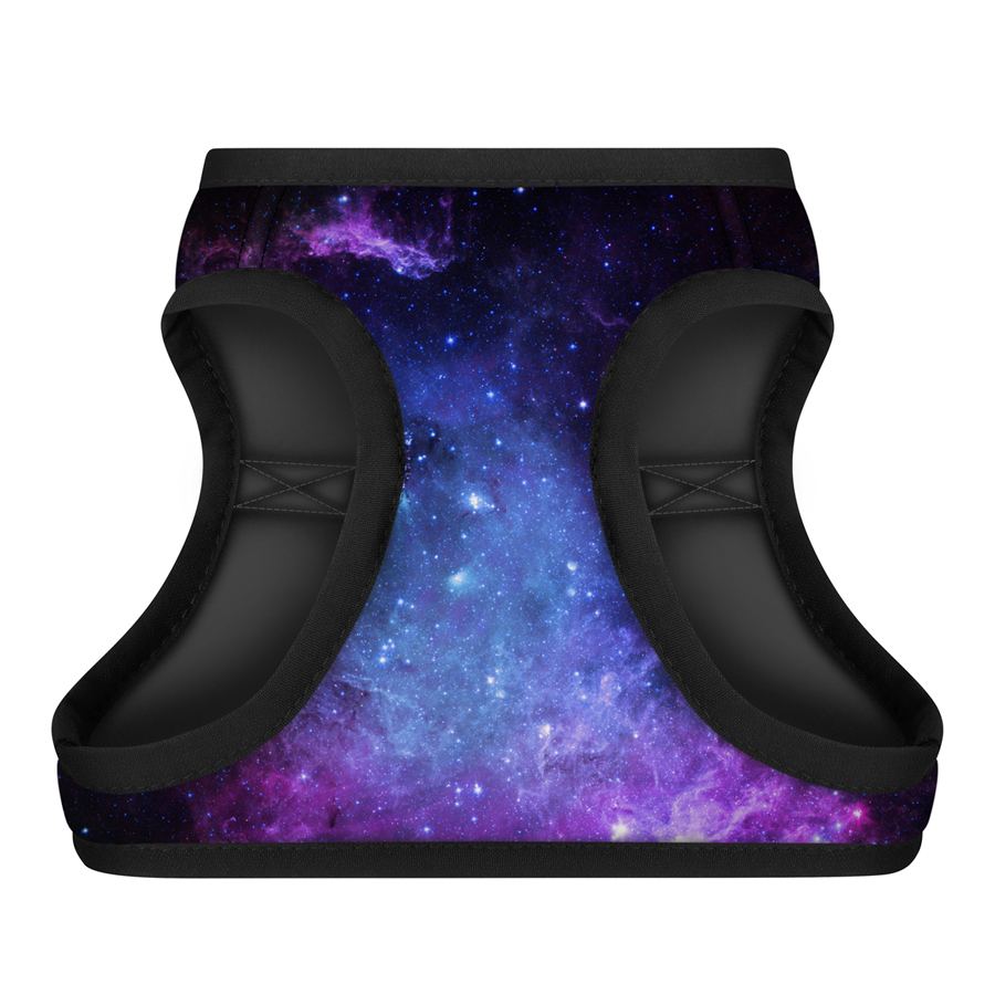 Шлея для собак м'яка WAUDOG Clothes з QR-паспортом, малюнок "NASA21", S1 B 40-45 см, C 29-31 см — фото 3