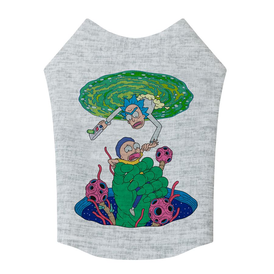 Майка для собак WAUDOG Clothes малюнок "Рік та Морті 3", XS25, B 35-40 см, С 20-25 см — фото 3