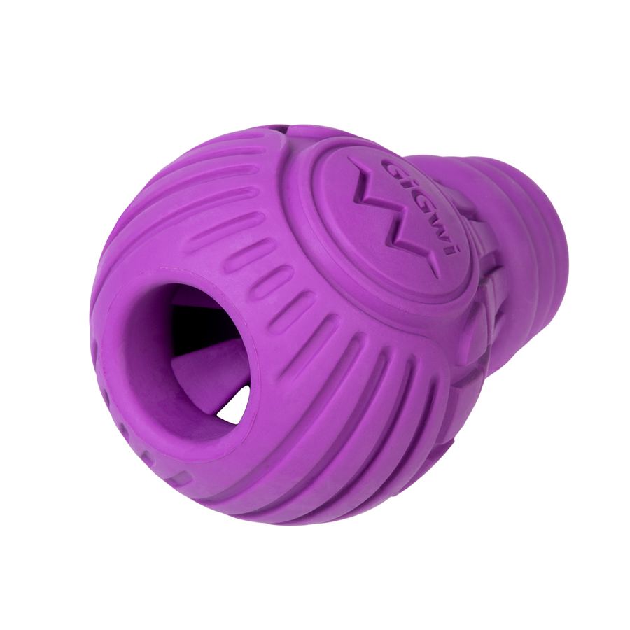 Іграшка для собак Лампочка гумова GiGwi Bulb Rubber, гума, L, фіолетова — фото 3