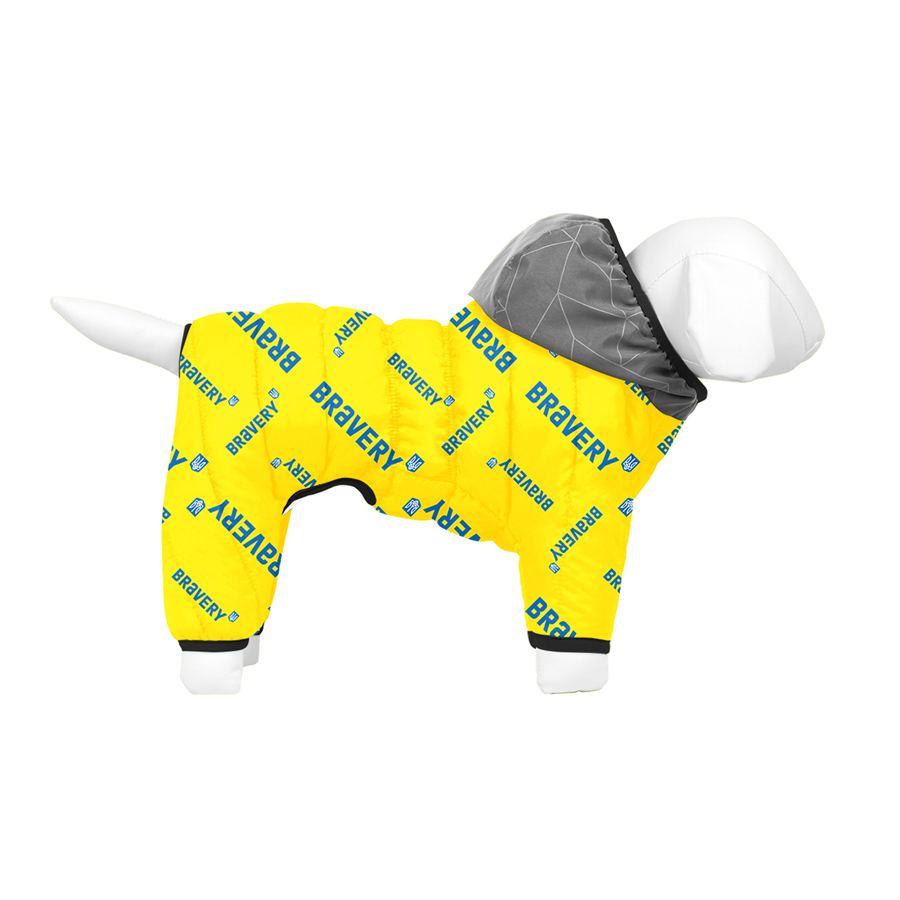 Комбінезон для собак WAUDOG Clothes малюнок "Сміливість", L50, В 70-74 см, С 47-50 см — фото 4