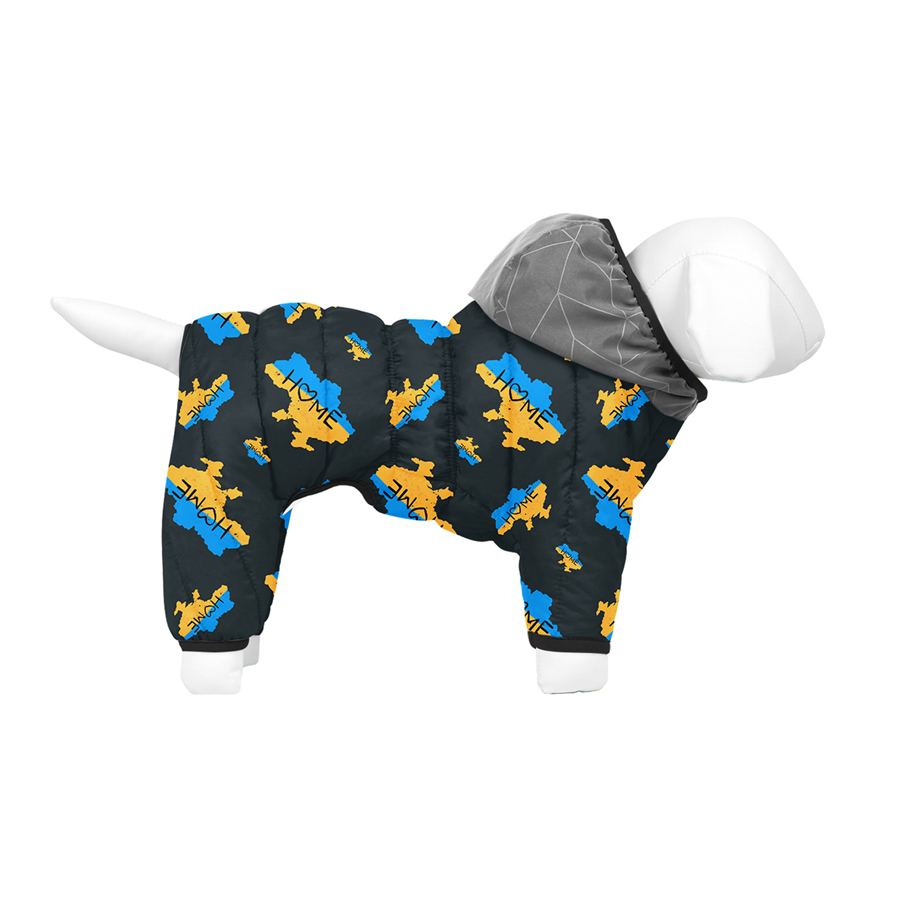 Комбінезон для собак WAUDOG Clothes малюнок "Дім", M35, В 59-62 см, С 37-40 см — фото 4