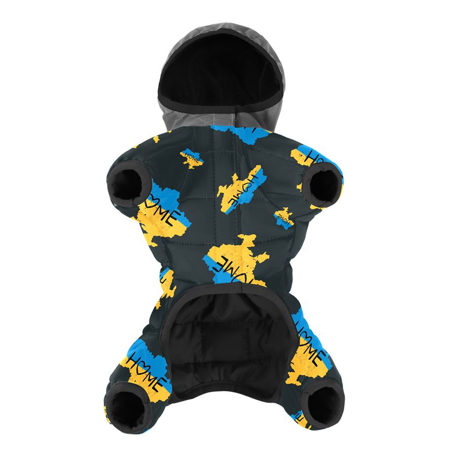 Комбінезон для собак WAUDOG Clothes малюнок "Дім", M35, В 59-62 см, С 37-40 см — фото 3