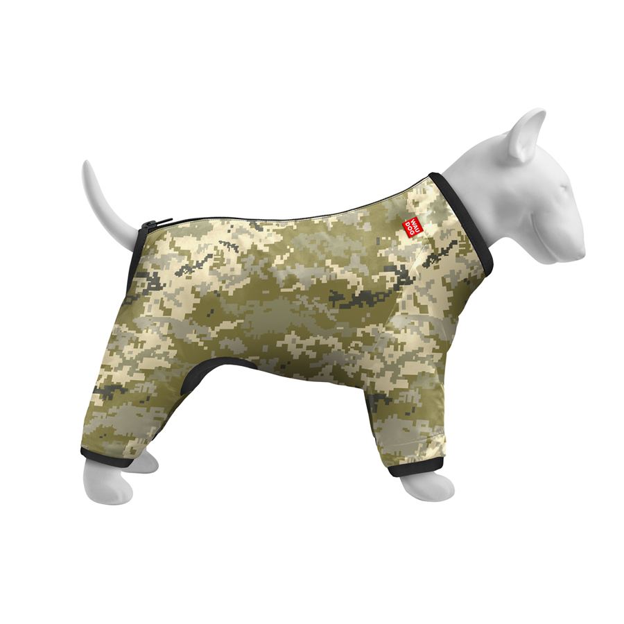 Вітровка для собак WAUDOG Clothes, малюнок "Мілітарі", XS22, В 30-34 см, С 19-21 см — фото 3