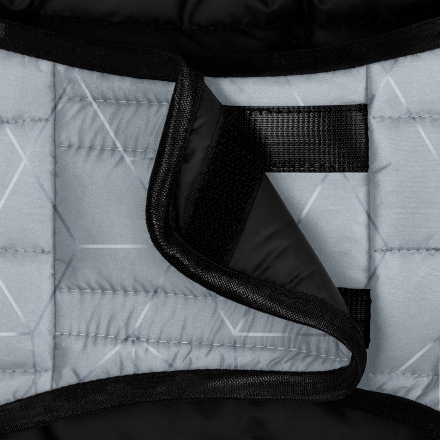 Куртка-накидка для собак WAUDOG Clothes світловідбивна, L, А 41 см, B 58-70 см, С 42-52 см — фото 4