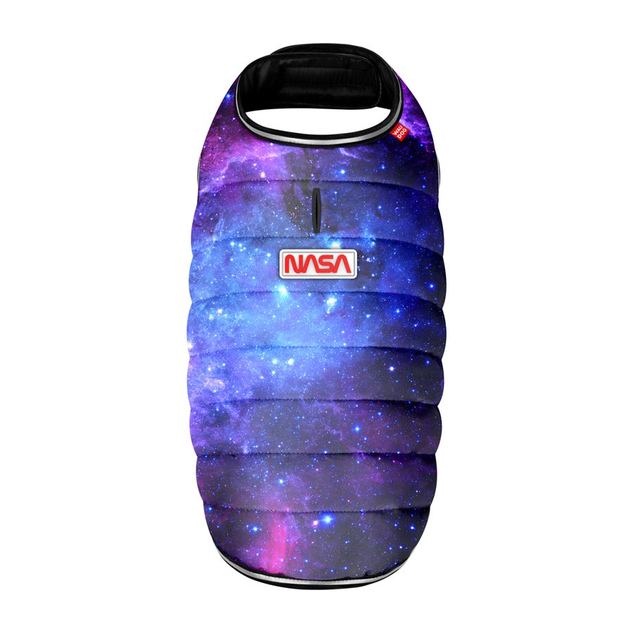 Курточка-накидка для собак WAUDOG Clothes, малюнок "NASA21", XS, А 26 см, B 33-41 см, С 18-26 см — фото 3