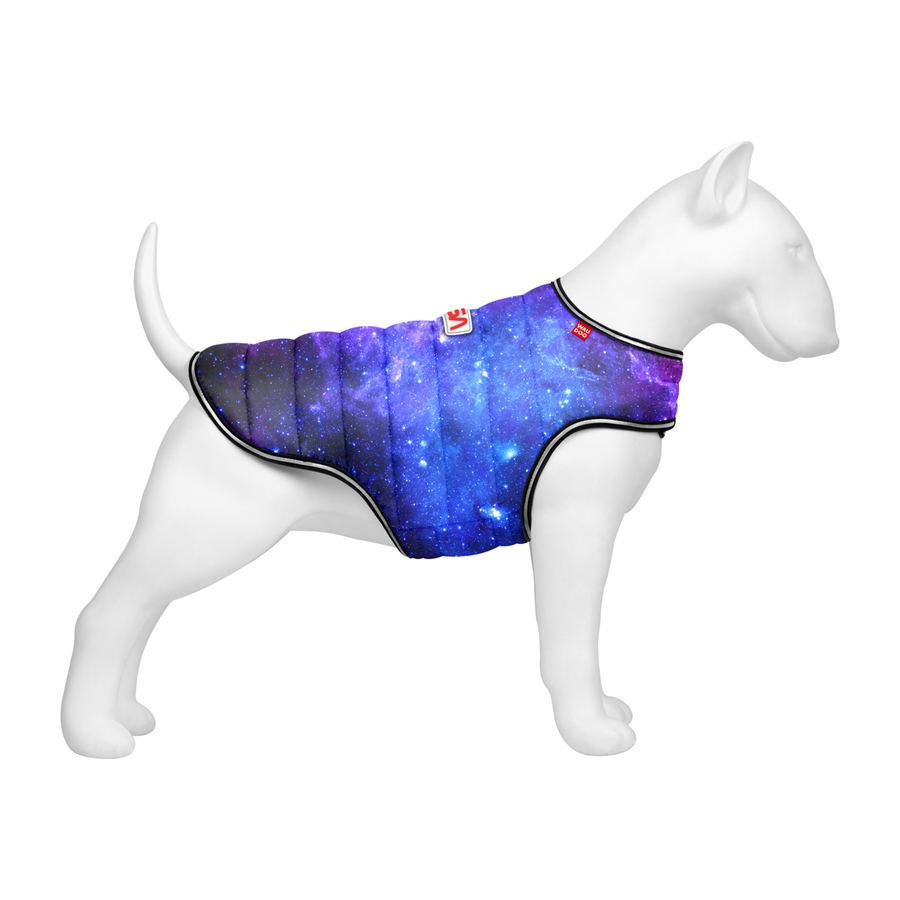 Куртка-накидка для собак WAUDOG Clothes, малюнок "NASA21", L, А 41 см, B 58-70 см, С 42-52 см