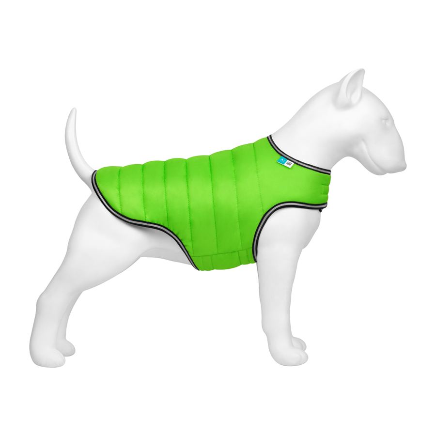 Курточка-накидка для собак AiryVest, S, B 41-51 см, С 25-35 см салатовий, для собак