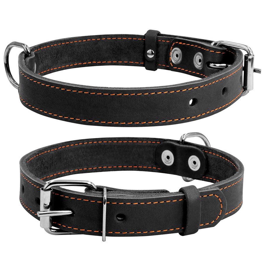 Нашийник "CoLLaR" одинарний (ширина 25мм, довжина 38-50см) чорний
