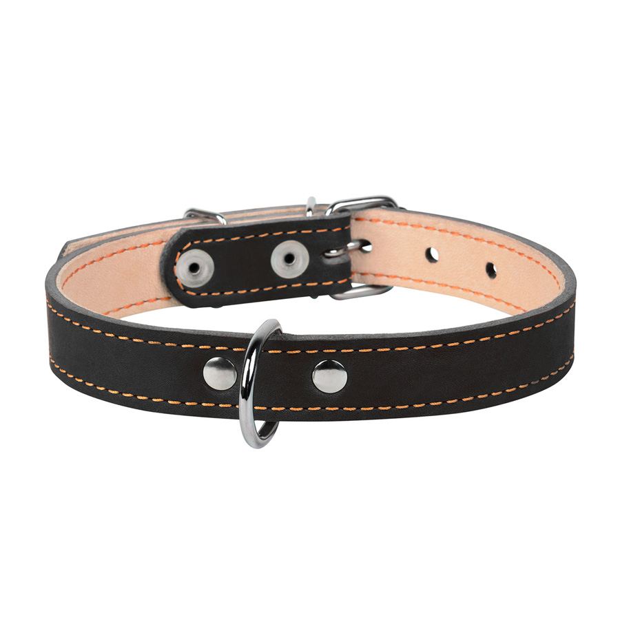Нашийник "CoLLaR подвійний (ширина 14мм, довжина 27-35см) чорний — фото 2