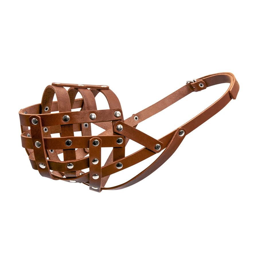 Намордник м'який "CoLLaR" №4 (ротвейлер кобель) коричневий — фото 2