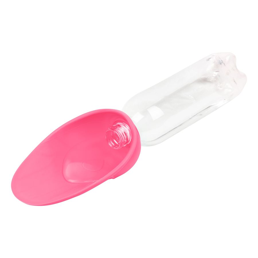 Поїлка-насадка на пляшку WAUDOG Silicone, 165х90 мм рожевий — фото 2