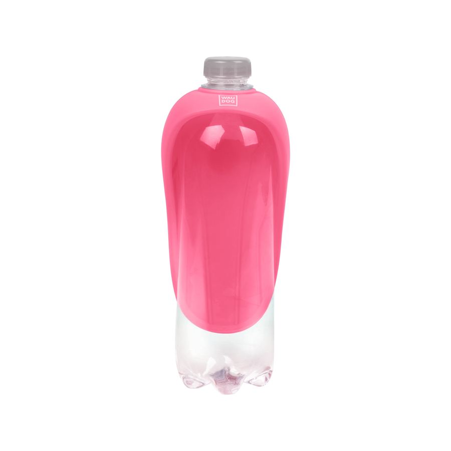 Поїлка-насадка на пляшку WAUDOG Silicone, 165х90 мм рожевий — фото 4