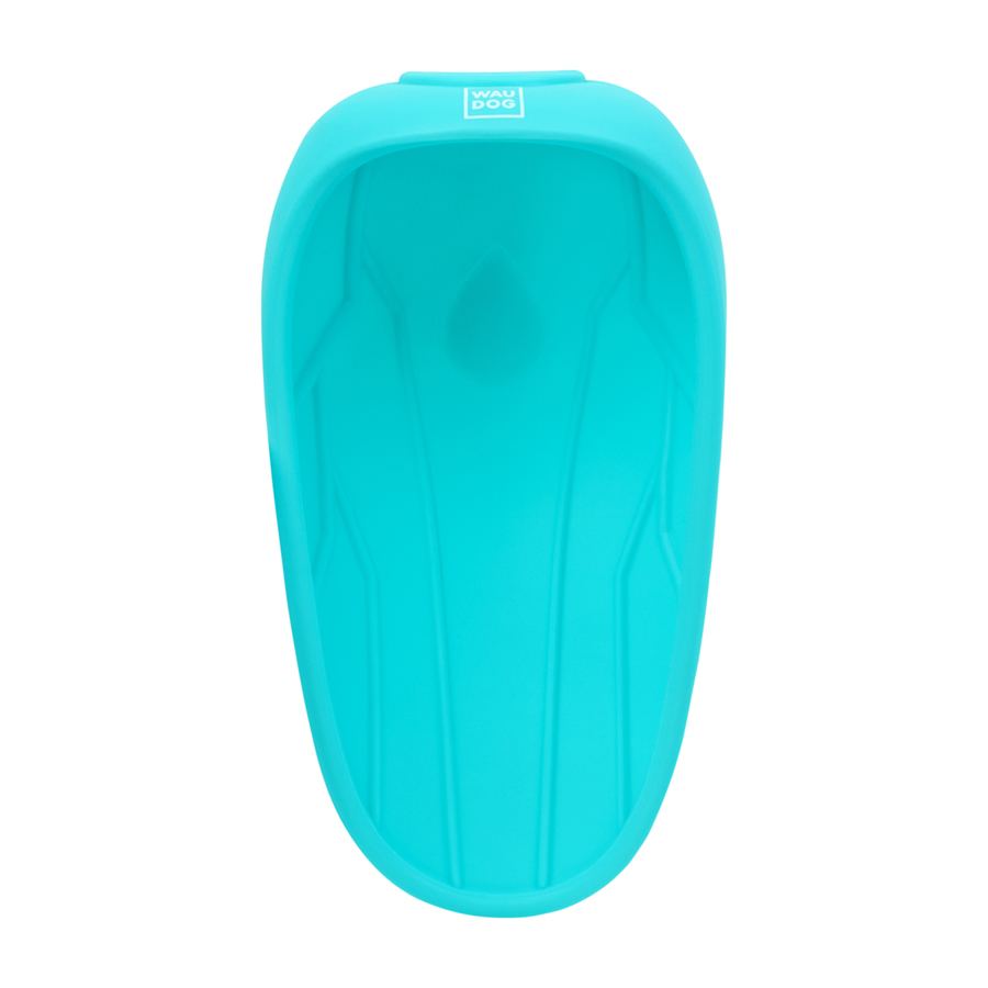 Поїлка-насадка на пляшку WAUDOG Silicone, 165х90 мм блакитний — фото 4