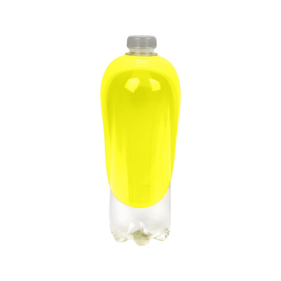 Поїлка-насадка на пляшку WAUDOG Silicone, 165х90 мм жовтий — фото 3