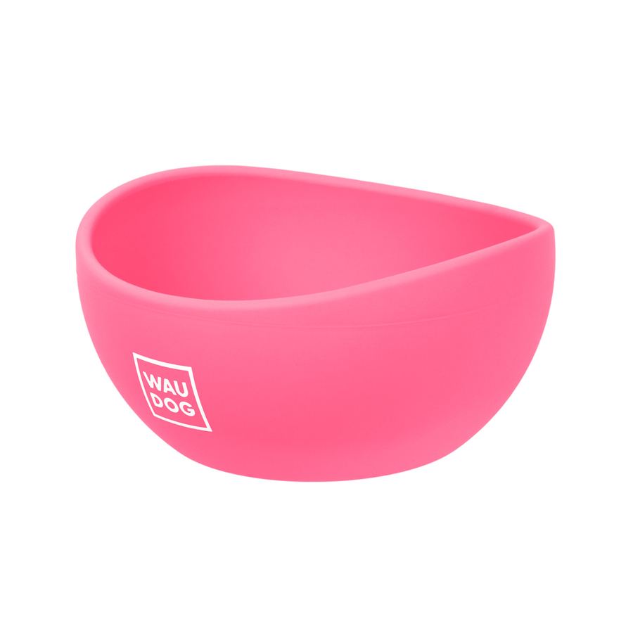 Миска WAUDOG Silicone, 250 мл рожевий — фото 3