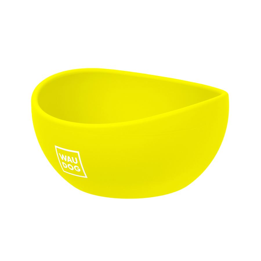 Миска WAUDOG Silicone, 250 мл жовтий — фото 3