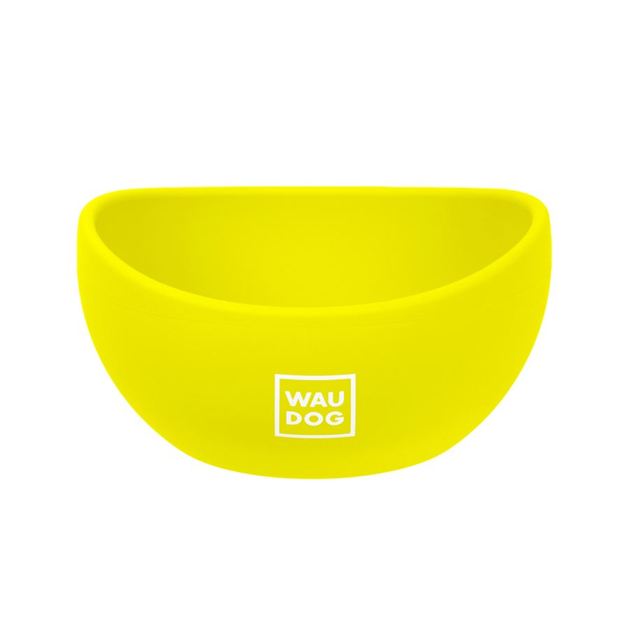 Миска WAUDOG Silicone, 250 мл жовтий — фото 4