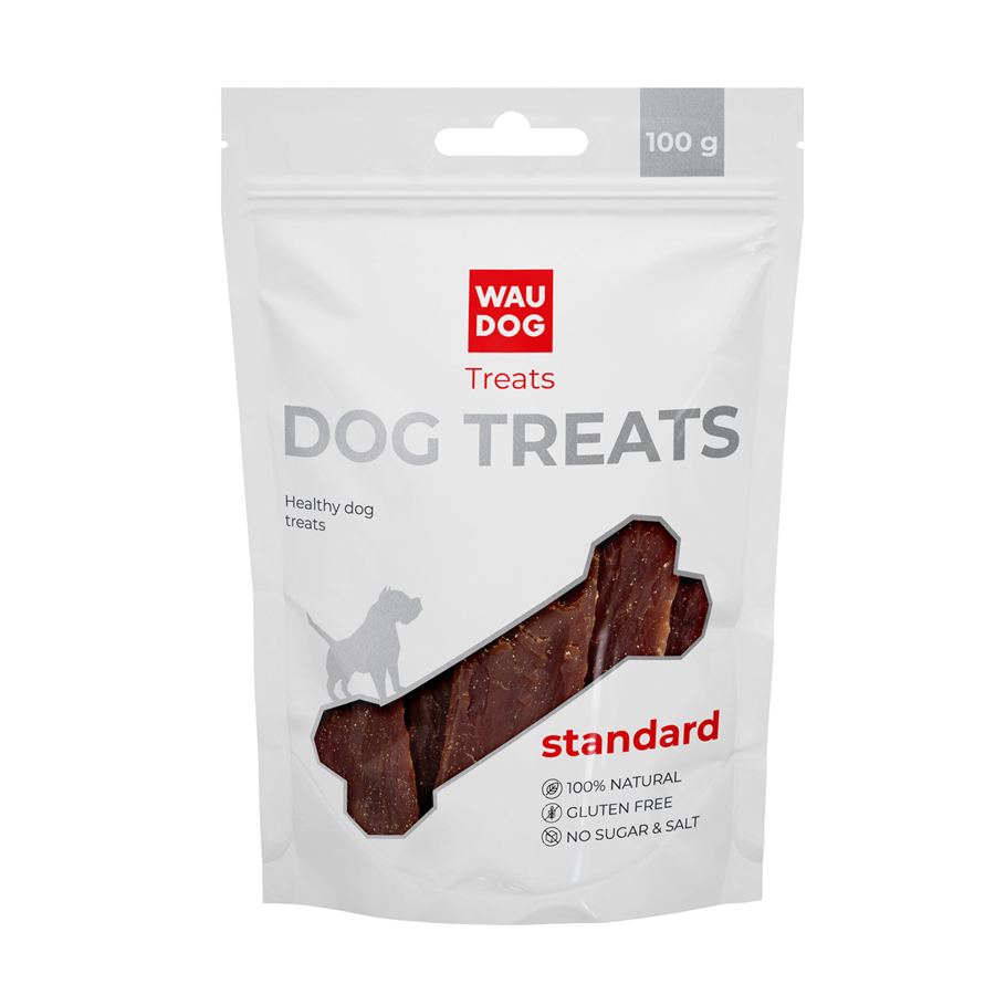 Ласощі для собак WAUDOG Treats "Качине в'ялене м'ясо", 100 г — фото 2