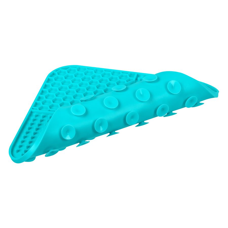 Килимок для злизування WAUDOG Silicone, 190х190х10 мм, блакитний — фото 4