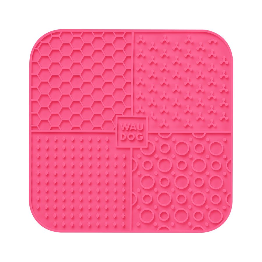 Килимок для злизування WAUDOG Silicone, 190х190х10 мм, рожевий — фото 3