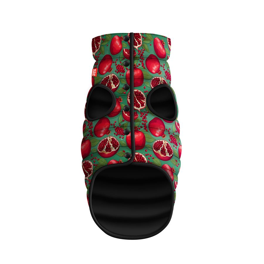Курточка для собак WAUDOG Clothes малюнок "Гранати", M45, В 61-65 см, С 38-42 см