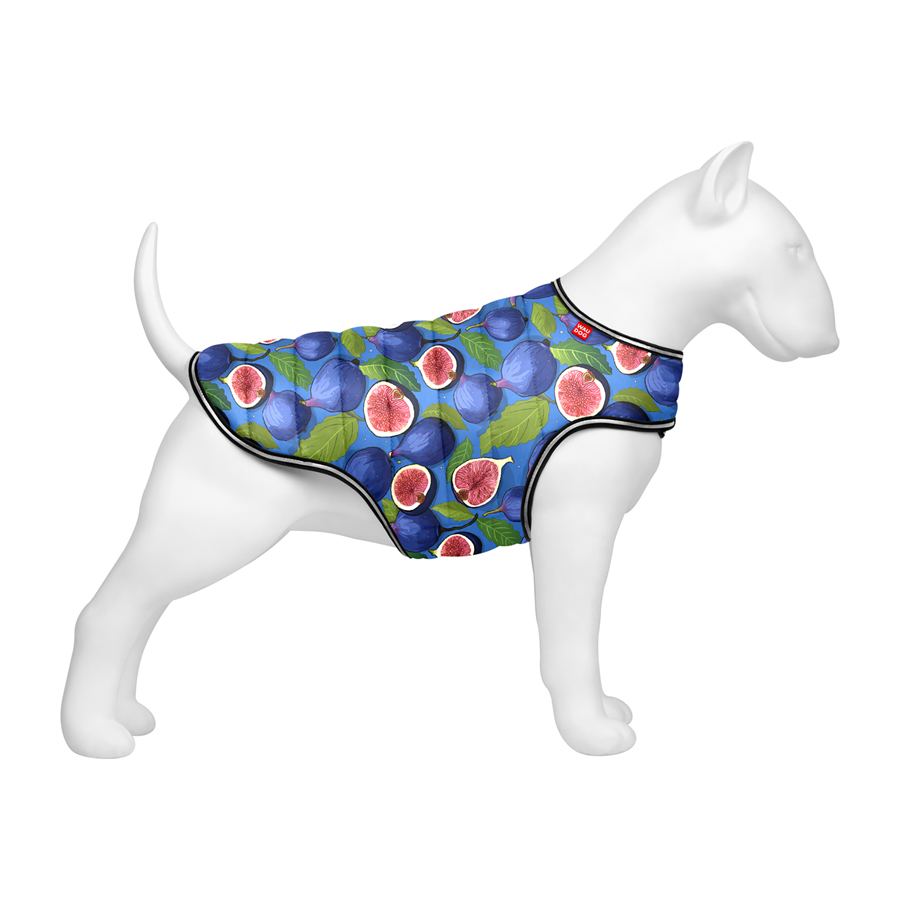 Курточка-накидка для собак WAUDOG Clothes, малюнок "Інжир", XXS, А 23 см, B 29-36 см, С 14-20 см