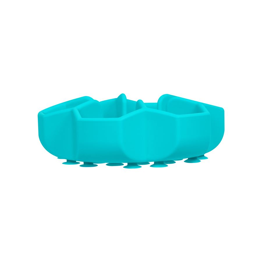 Миска для повільного харчування WAUDOG Silicone, 450 мл, блакитний — фото 4