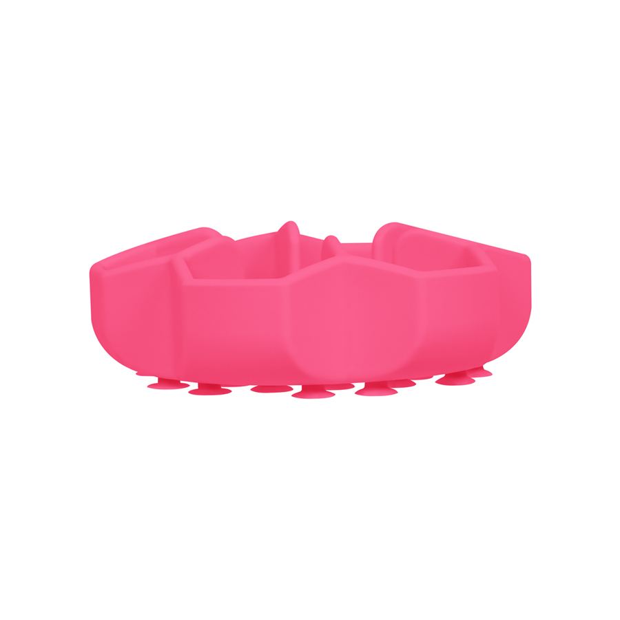 Миска для повільного харчування WAUDOG Silicone, 450 мл, рожевий — фото 4