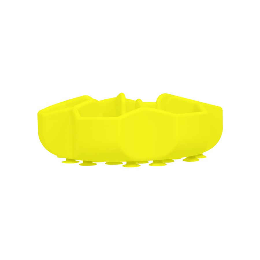 Миска для повільного харчування WAUDOG Silicone, 450 мл, жовтий — фото 4