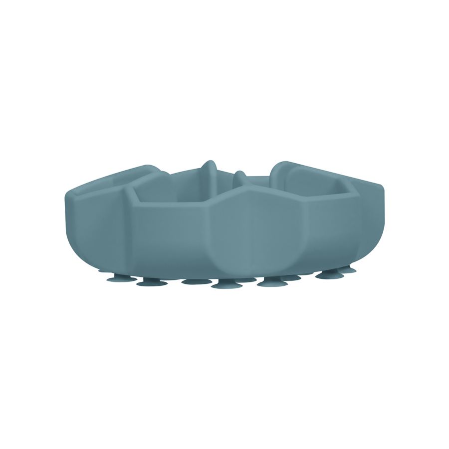 Миска для повільного харчування WAUDOG Silicone, 450 мл, сірий — фото 4