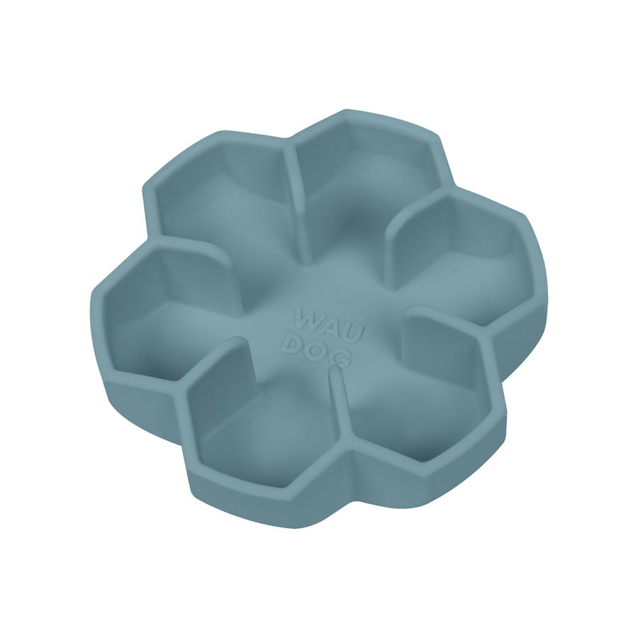 Миска для повільного харчування WAUDOG Silicone, 450 мл, сірий — фото 5