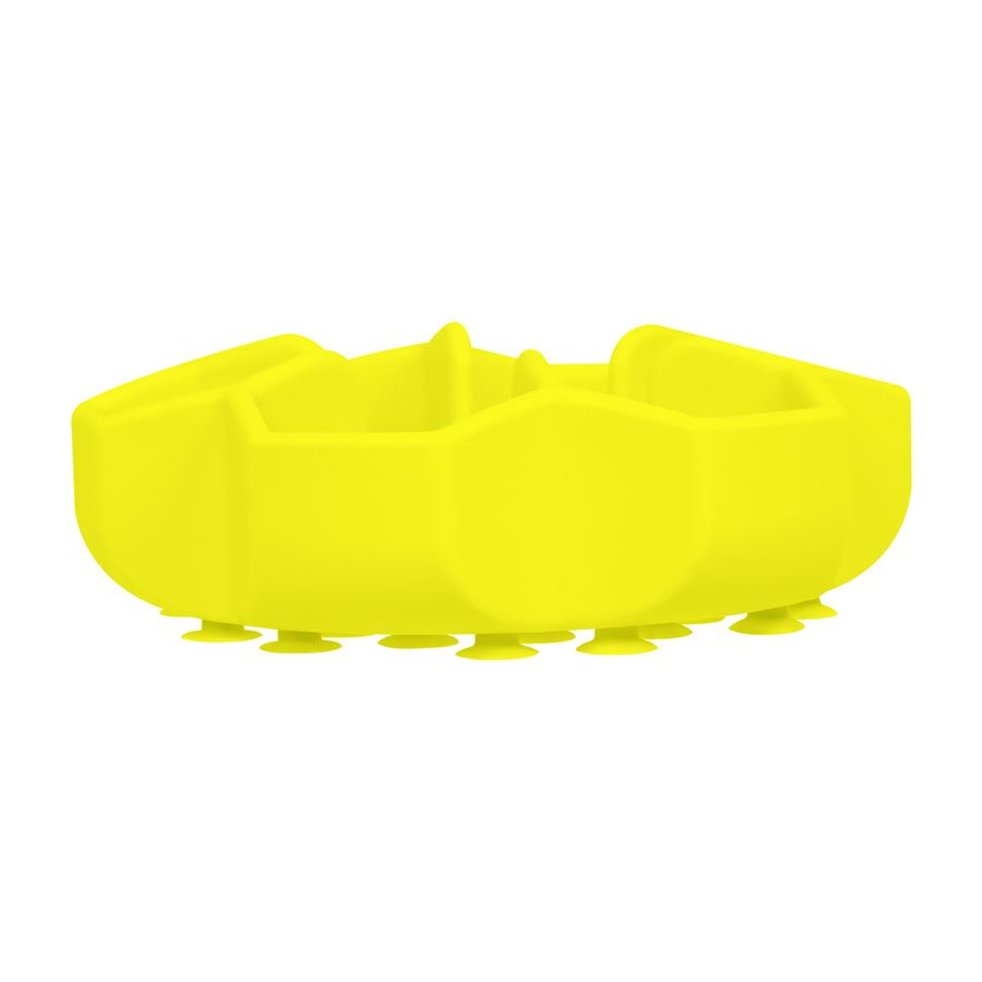 Миска для повільного харчування WAUDOG Silicone, 750 мл, жовтий — фото 4