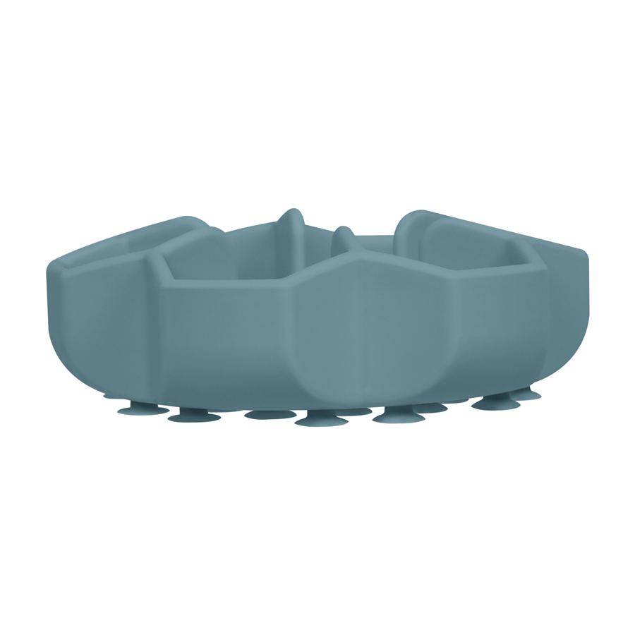 Миска для повільного харчування WAUDOG Silicone, 750 мл, сірий — фото 4