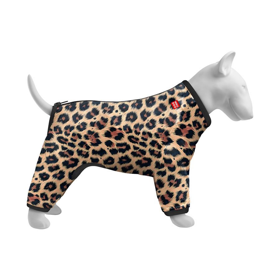 Вітровка для собак WAUDOG Clothes, малюнок "Леопард", XS22, В 30-34 см, С 19-21 см — фото 4