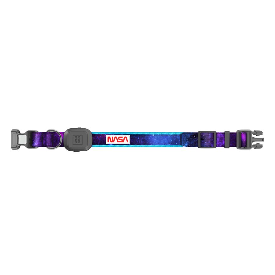 Нашийник для собак з підсвічуванням WAUDOG LED, NASA21, Type-C, S-M, Ш 25 мм, Дов 31-45 cm — фото 2