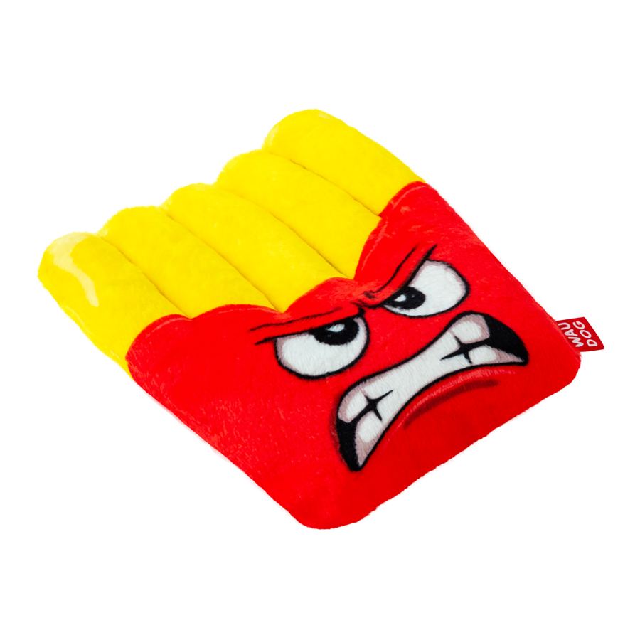 Іграшка для собак WAUDOG Fun Plush Картопля фрі, плюш, Ш 12 см, Д 14,5 см — фото 2