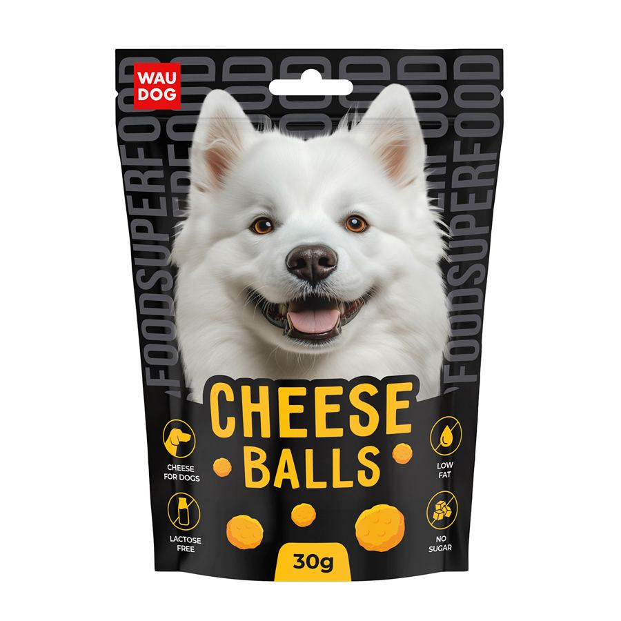 Ласощі для собак WAUDOG Treats Хрусткі сирні кульки, 30 г — фото 2