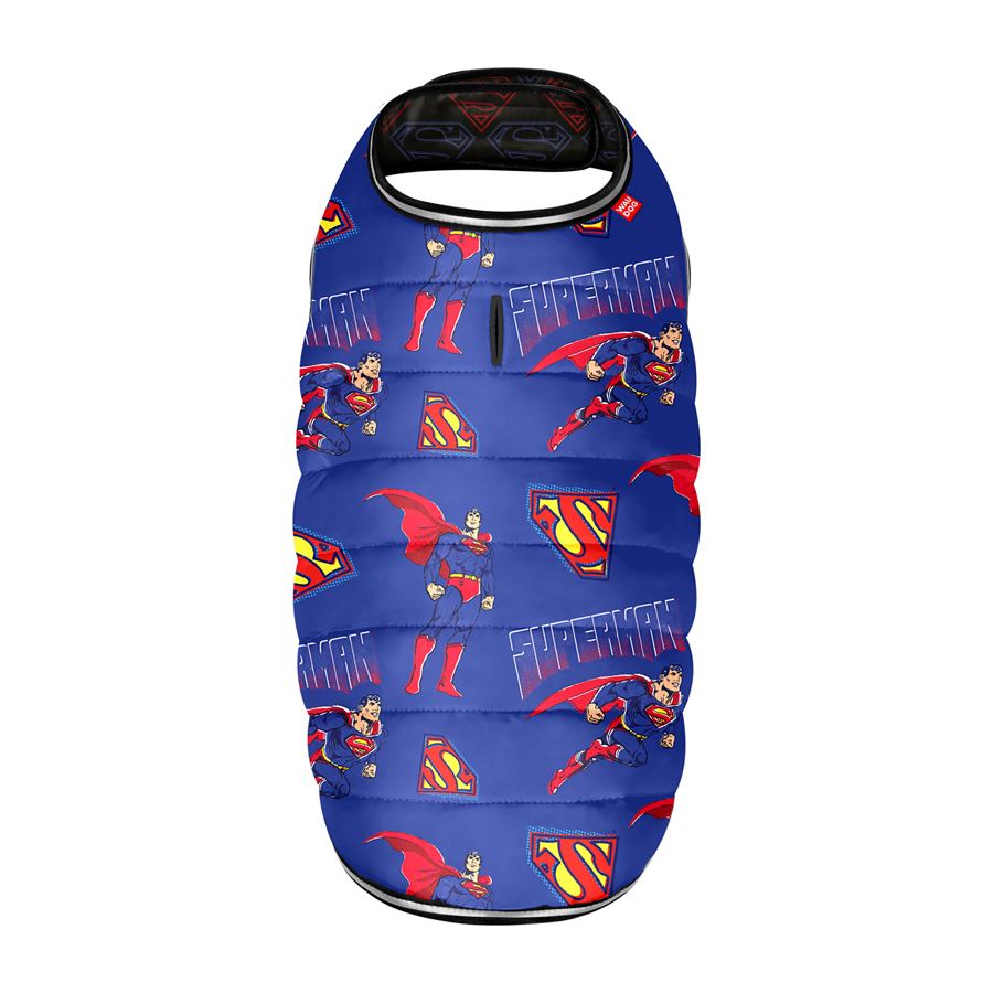 Курточка-накидка для собак WAUDOG Clothes, малюнок "Сила Супермена", S, А 32 см, B 41-51 см, С 25-35 см — фото 2