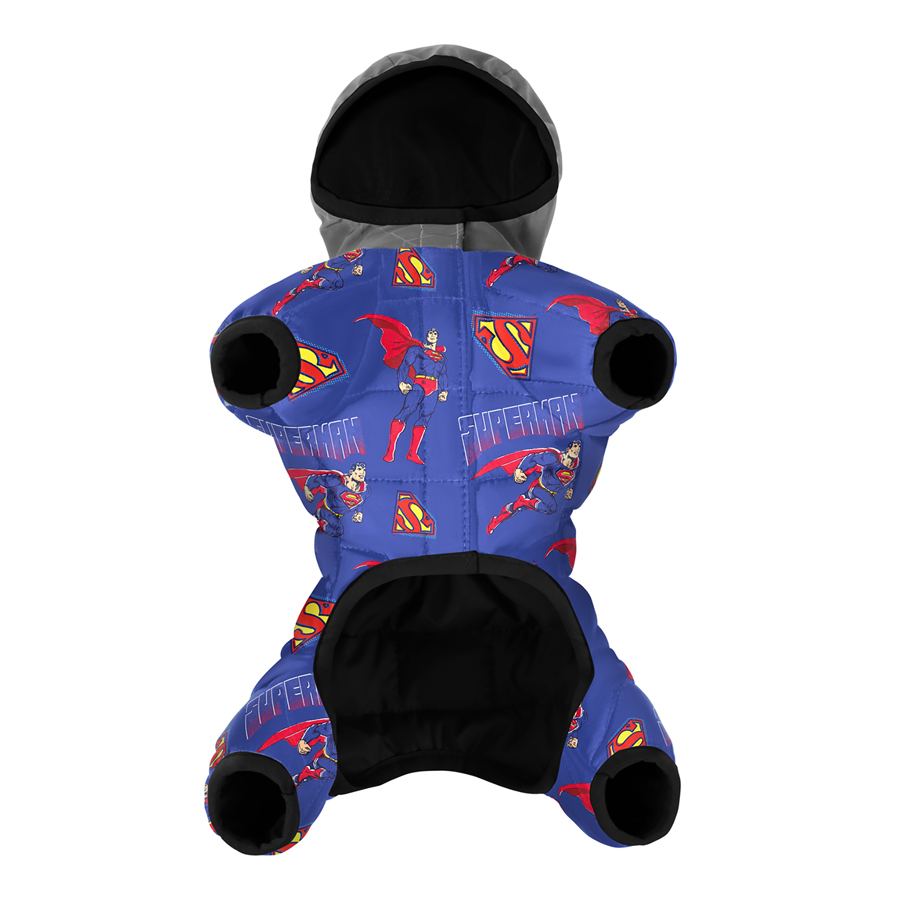 Комбінезон для собак WAUDOG Clothes малюнок "Сила Супермена", S35, В 52-55 см, С 31-36 см — фото 2