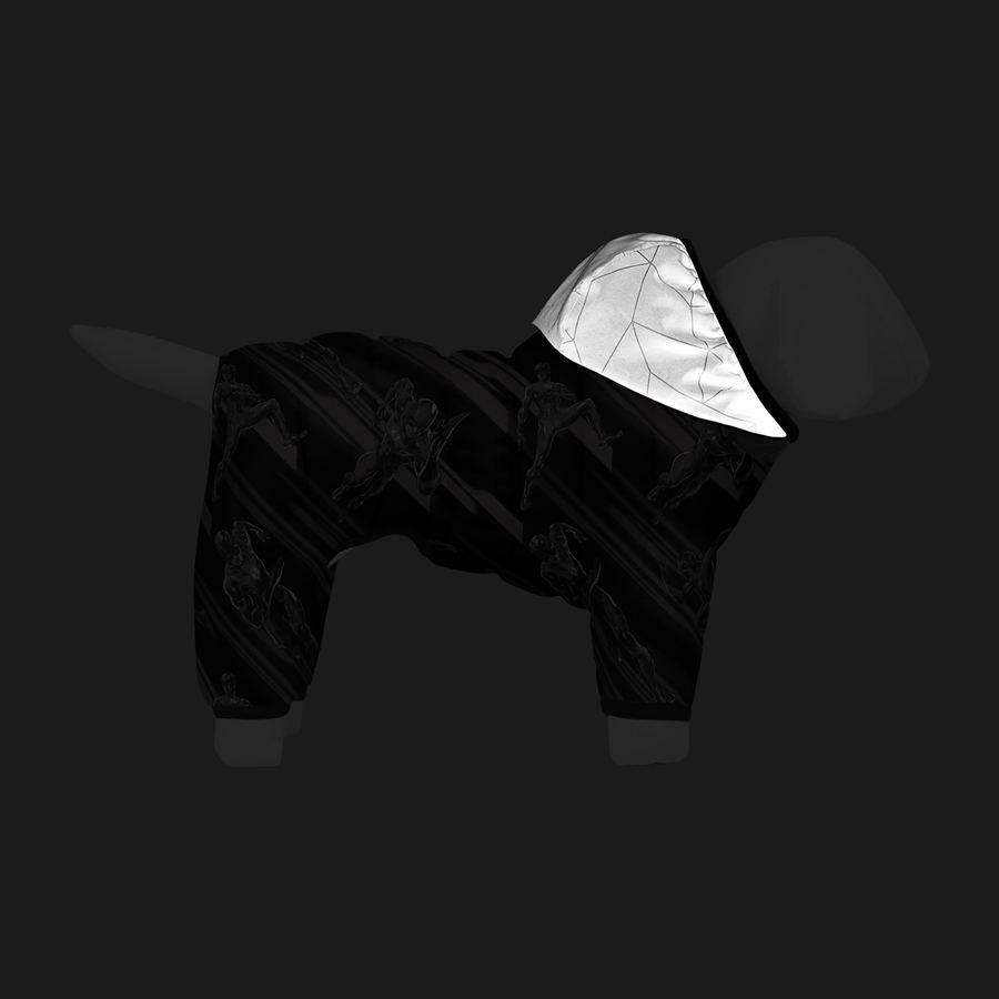 Комбінезон для собак WAUDOG Clothes малюнок "Швидкість Флеша", S30, В 57-59 см, С 40-43 см — фото 4