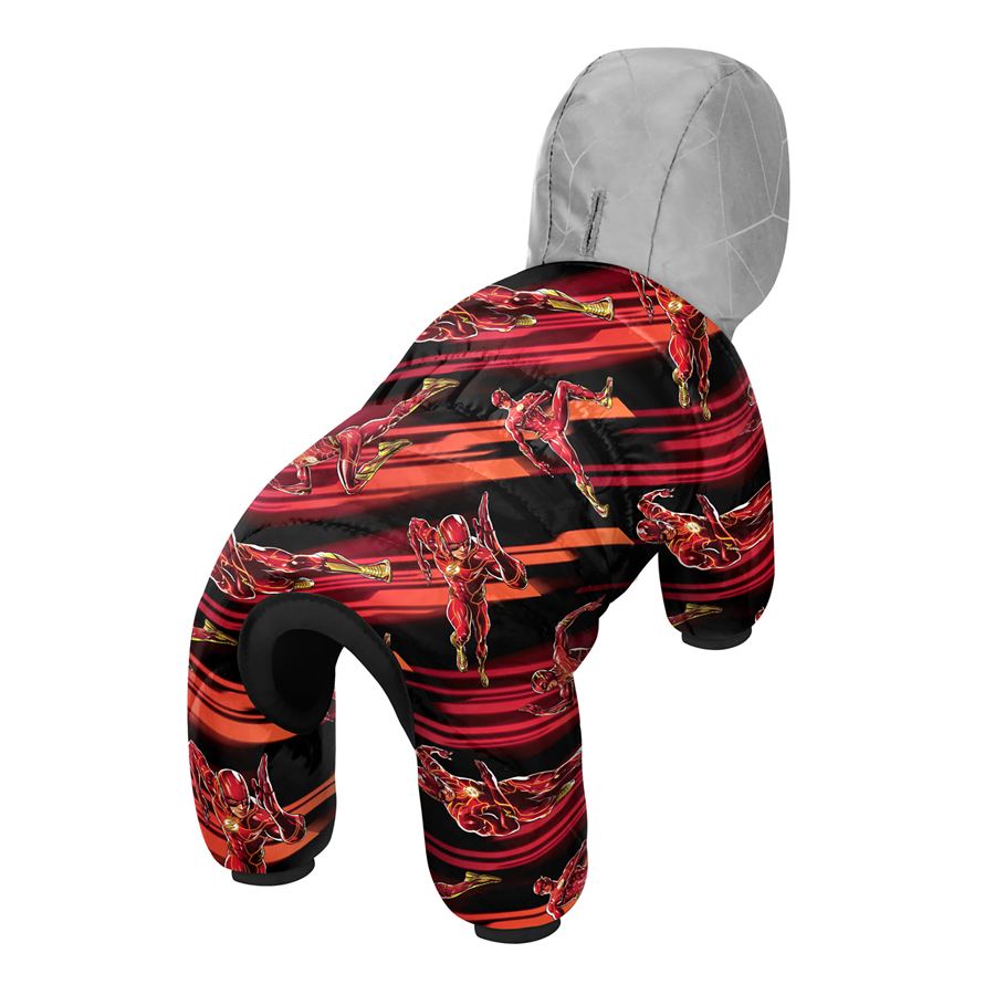 Комбінезон для собак WAUDOG Clothes малюнок "Швидкість Флеша", S30, В 57-59 см, С 40-43 см