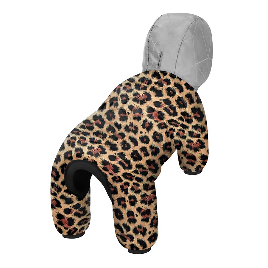 Комбінезон для собак WAUDOG Clothes малюнок "Леопард", L50, В 70-74 см, С 47-50 см — фото 2