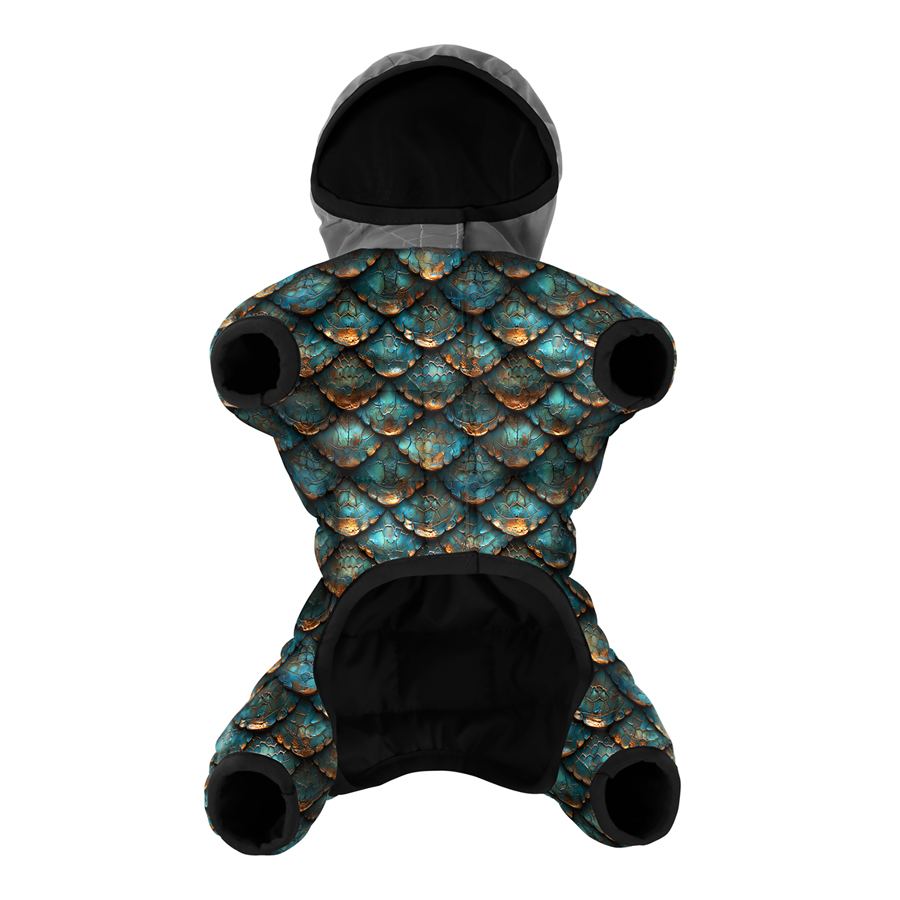 Комбінезон для собак WAUDOG Clothes малюнок "Луска", XS22, В 29-31 см, С 19-21 см — фото 3