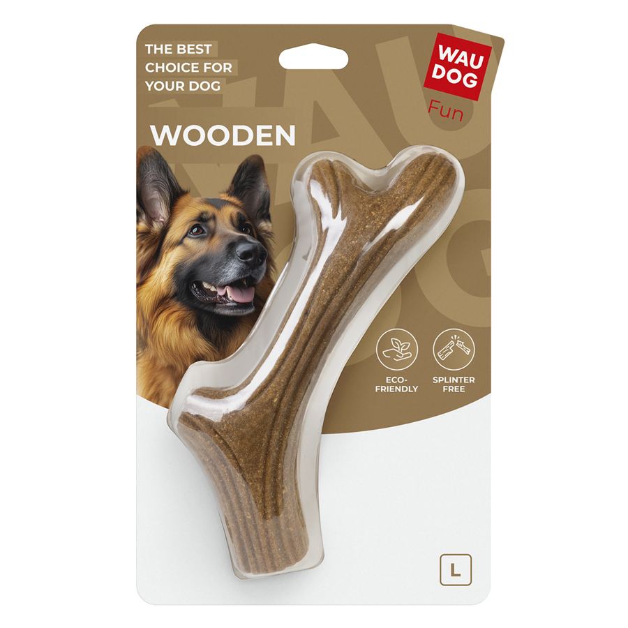 Іграшка для собак WAUDOG Fun Wooden Ріг, L, 24 см — фото 2