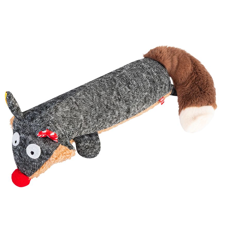Іграшка для собак WAUDOG Fun Plush Єнот, трикотаж, Ш 7 см, Д 24 см, L — фото 2