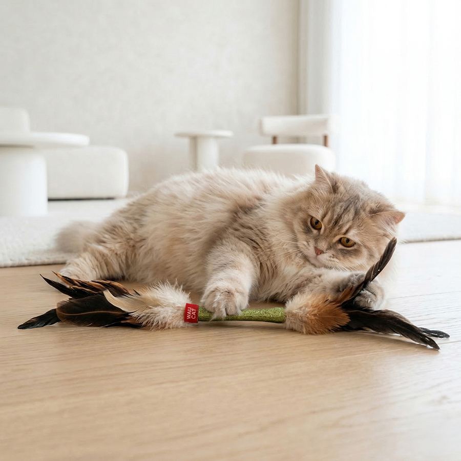 Іграшка для котів WAUCAT Fun Natural Паличка, 40 см — фото 4