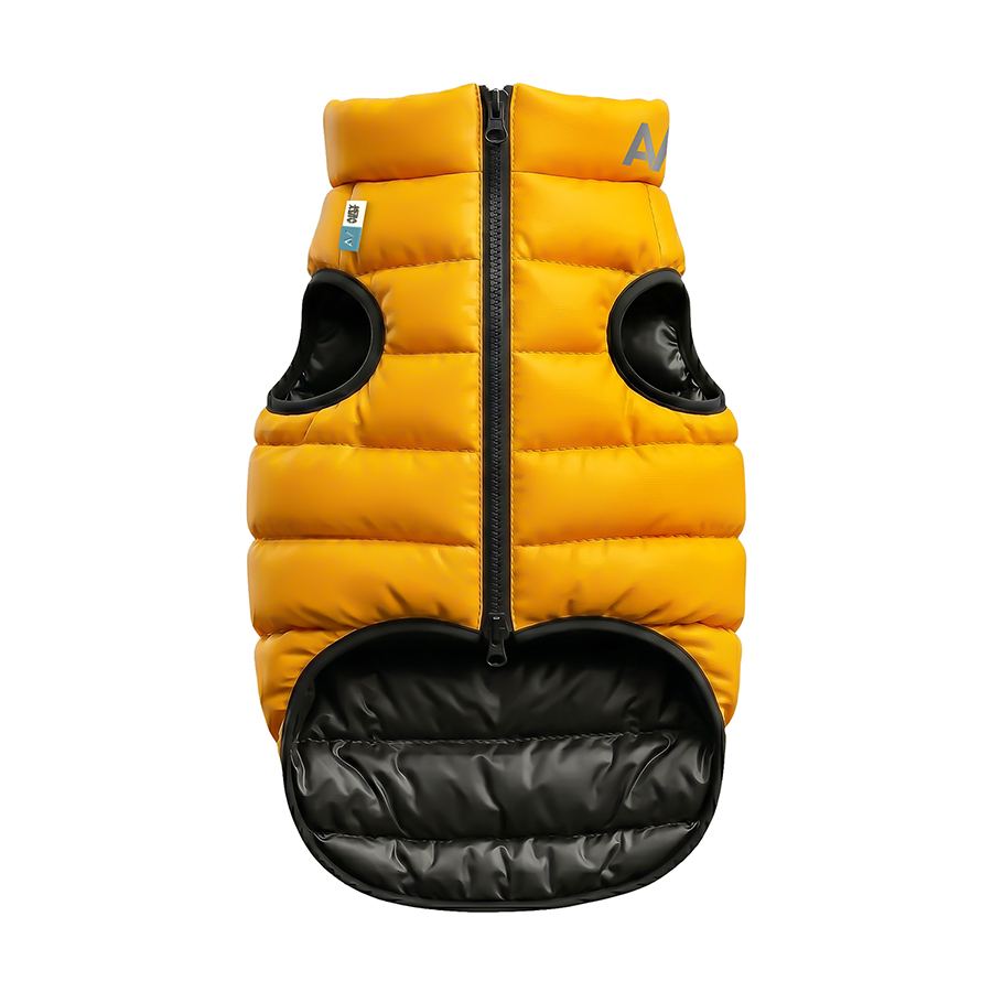 Курточка для собак AiryVest двостороння, S35, A 32-35, B 45-47, C 31-36, жовто-чорна