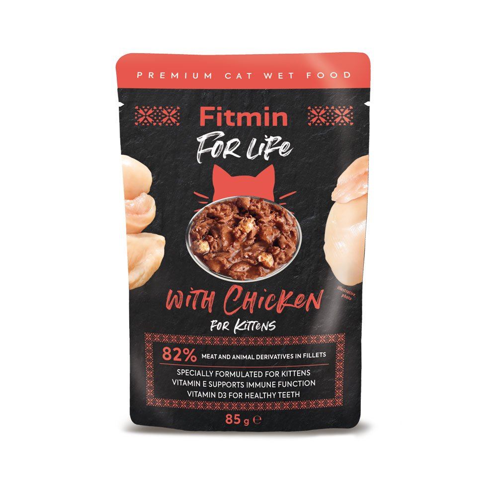 FFL cat pouch Kitten Chicken 85г
